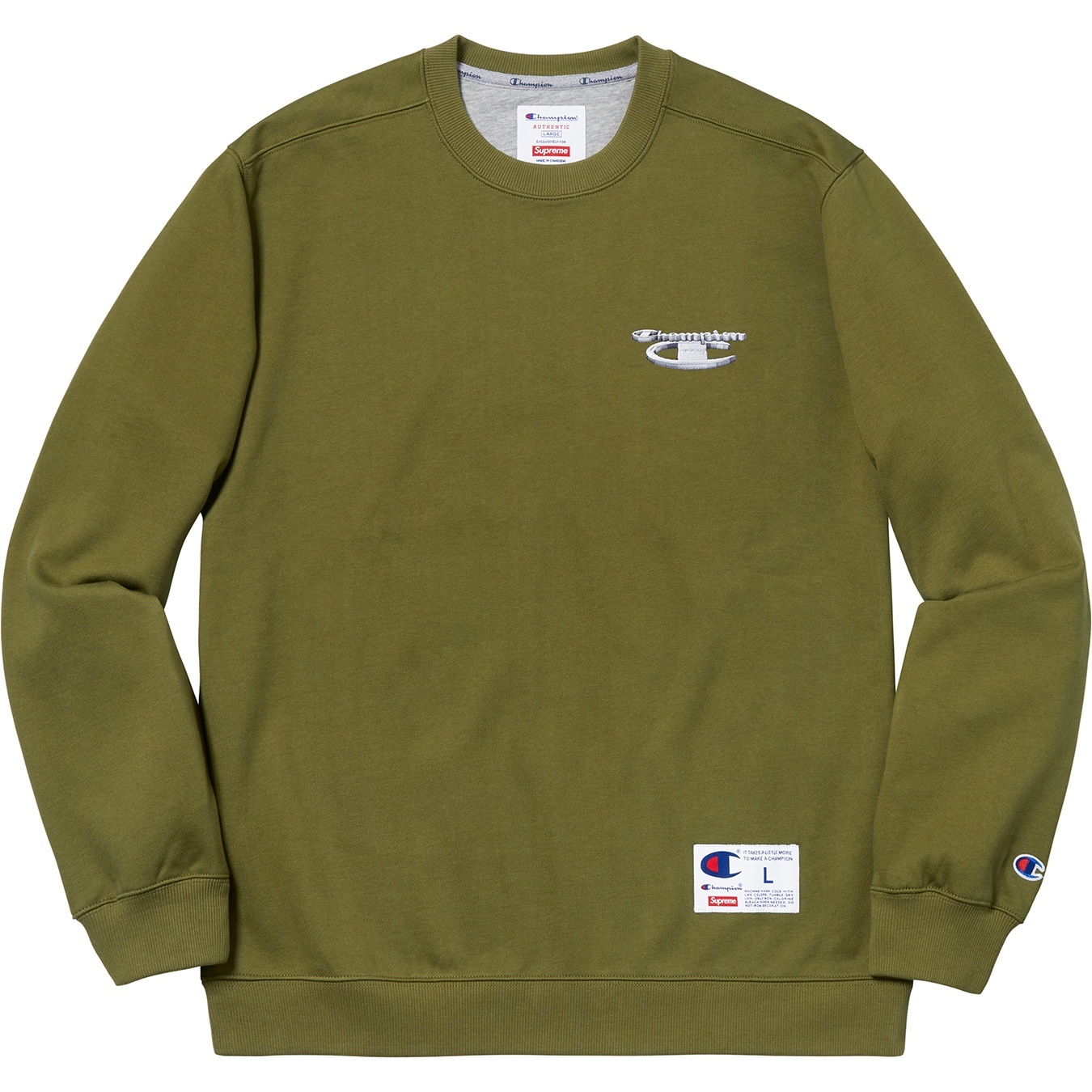Supreme®/Champion® 3D Metallic Crewneck view 3